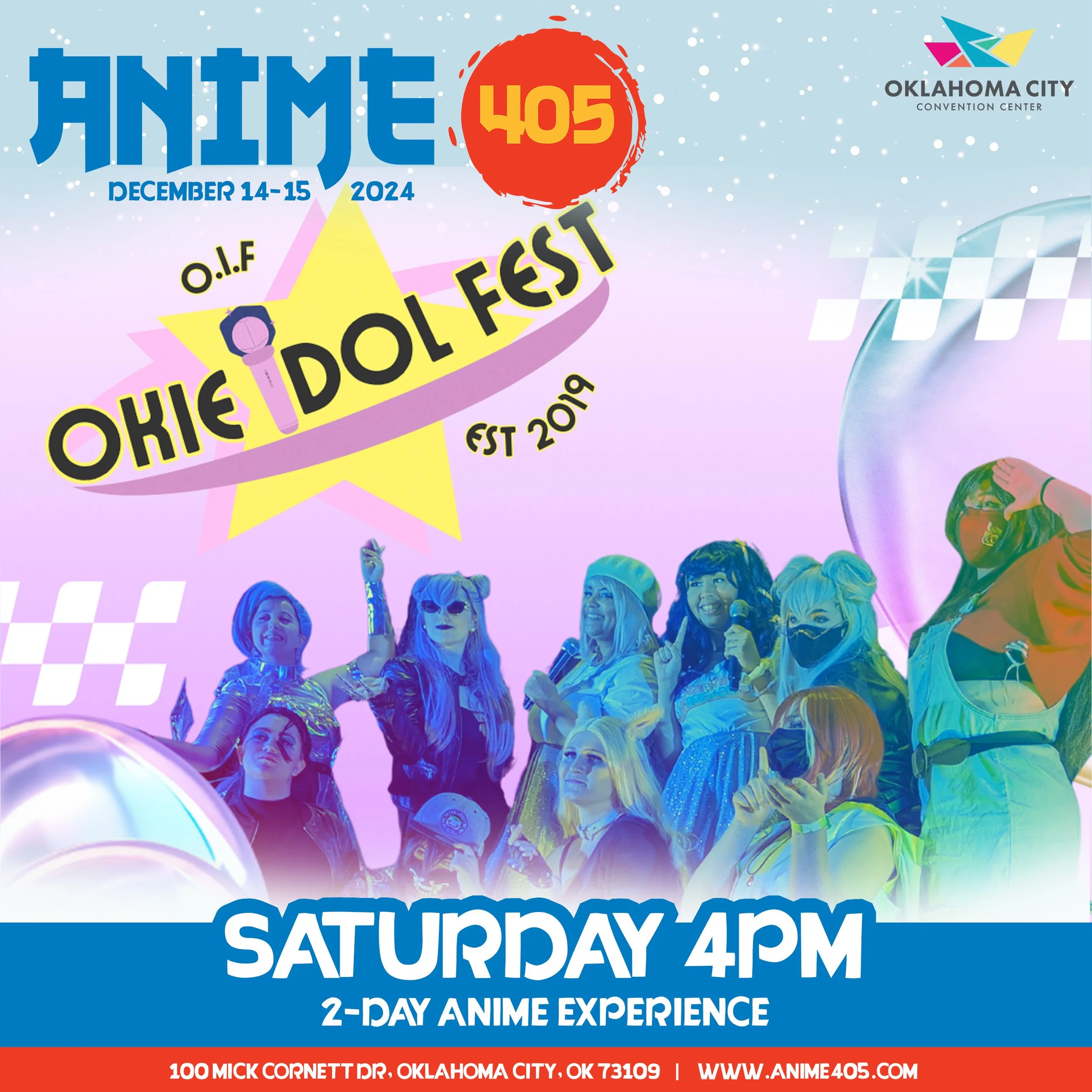 2024 SCHEDULE — Anime 405 - Oklahoma City, OK - January 27th-28th